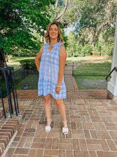 Load image into Gallery viewer, STRIPES AND CHECKED OF MY LIST DRESS
