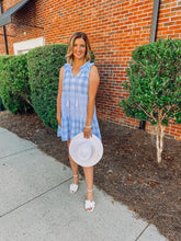 Load image into Gallery viewer, STRIPES AND CHECKED OF MY LIST DRESS
