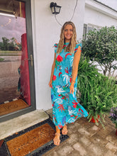Load image into Gallery viewer, TAKE ME SOMEWHERE TROPICAL DRESS
