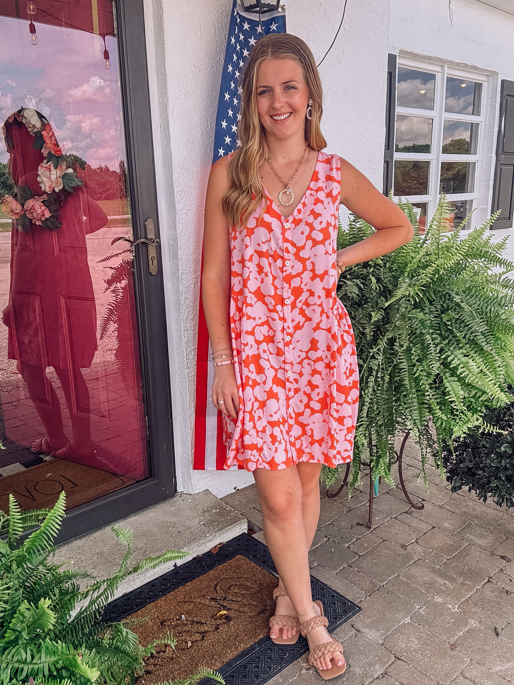 MAKE IT YOUR OWN CORAL/PINK DRESS