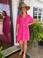 Load image into Gallery viewer, GOING FOR A STROLL PINK DRESS
