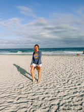 Load image into Gallery viewer, BEACH LIFE SUN, WAVES, AND SAND SWEATSHIRT
