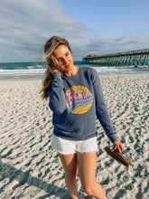 Load image into Gallery viewer, BEACH LIFE SUN, WAVES, AND SAND SWEATSHIRT
